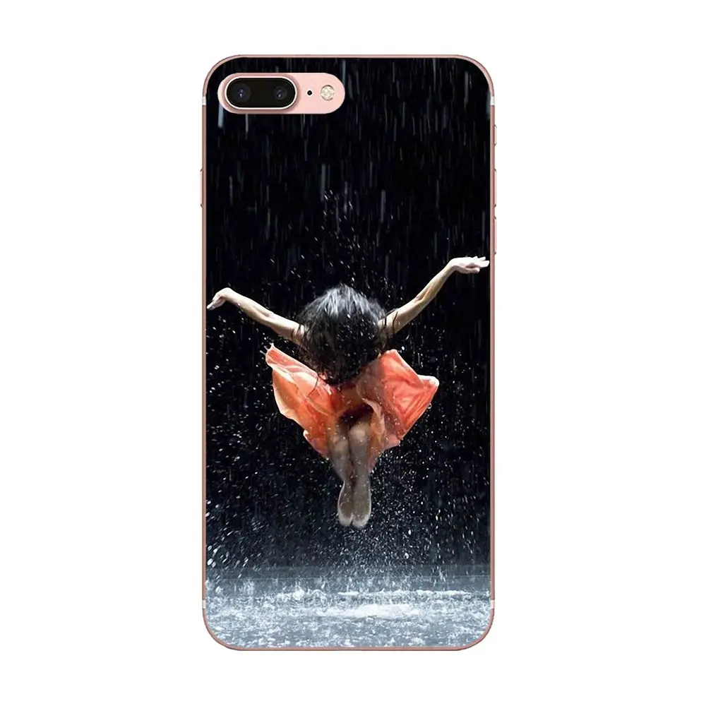 Soft TPU Capa Case Dance In The Rain For Xiaomi Redmi Note 2 3 3S 4 4A 4X 5 5A 6 6A Pro Plus | Мобильные телефоны и