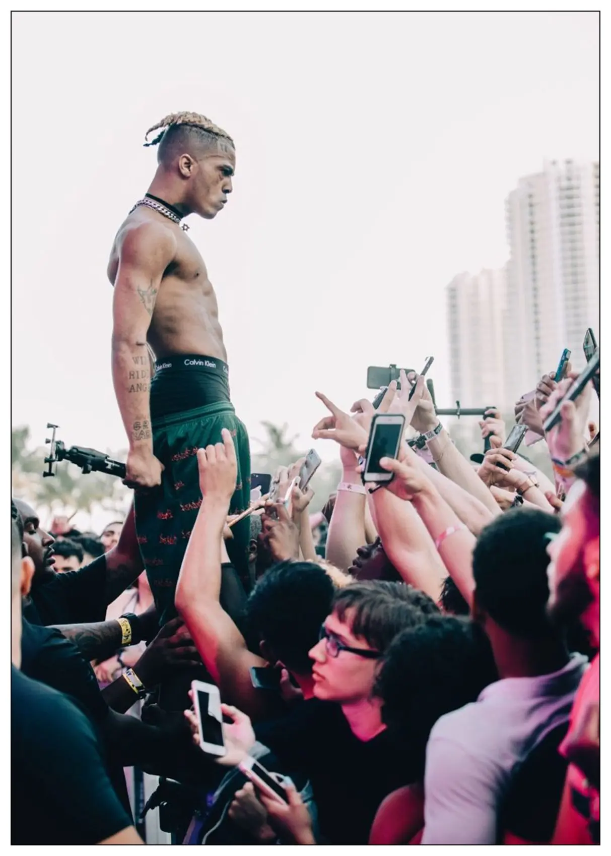E074 XXXTentacion рэп хип-хоп музыка Звезда Певица художественный плакат белая бумага с покрытием печать живопись для домашнего декора Настенный художественный плакат - Цвет: E074
