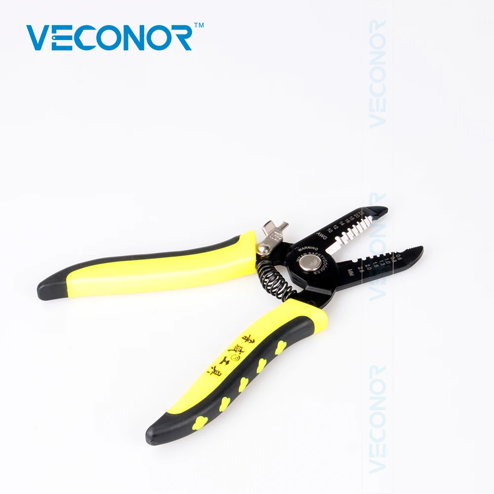 10-22 AWG Copper Cable Hardened Steel Wire Stripper Plier