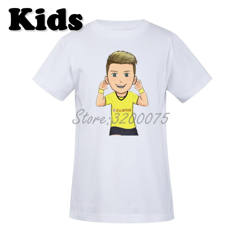Детская футболка с героями комиксов Марко Реус 11 одежда Боруссия для мальчиков и
