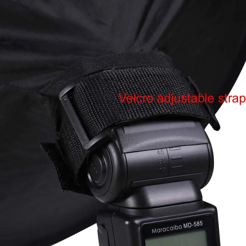 Universal 44cm Easy-Fold Round Flash Speedlite Diffuser Camera Softbox Reflector for Canon Nikon Sony DSLR Macro Shooting | Электроника