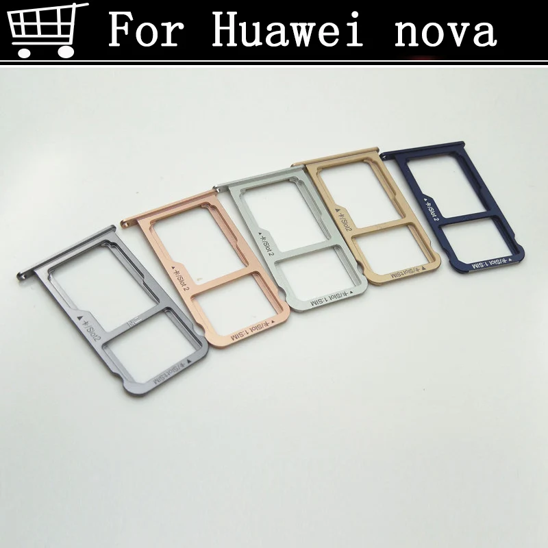 

Лоток для SIM-карты для Huawei Nova + лоток для карты Micro SD Держатель Слот адаптер гнездо ЗАМЕНА Запасные части