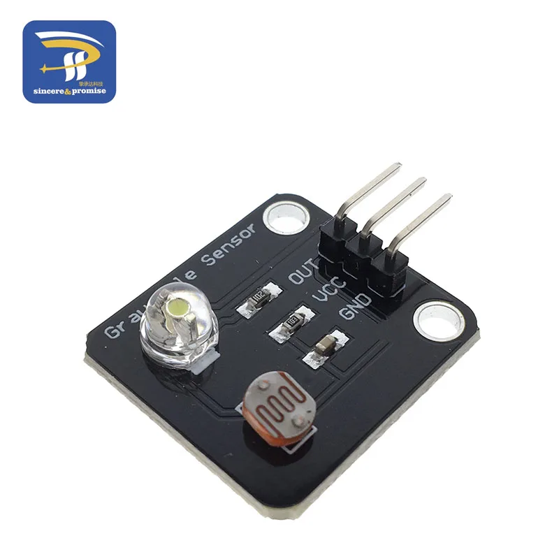 Светочувствительный резистор аналоговый датчик уровня серого электронная плата