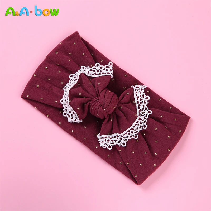 Bowknot Baby Headband Elastic Turban Hairband Bows kids Girl Headbands Hair bands for Girls Haarband accessories | Детская одежда и