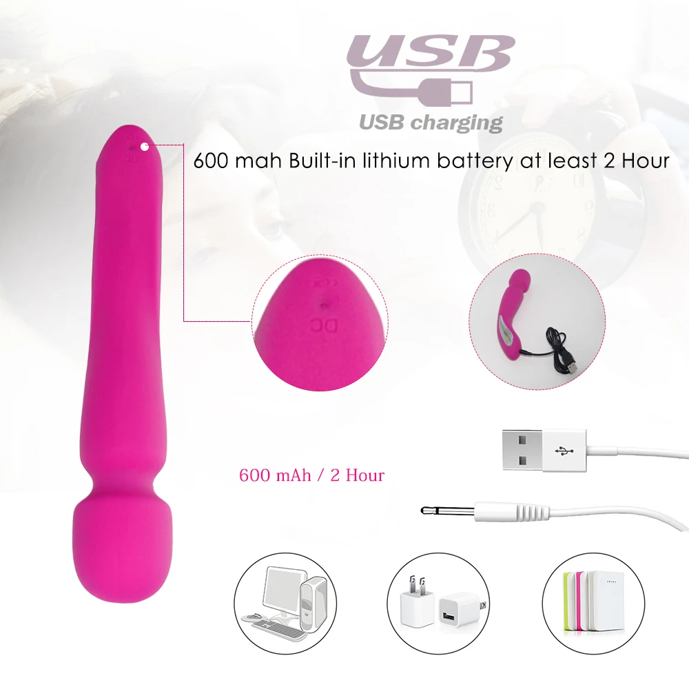 Волшебная палочка AV фаллоимитатор вибратор G spot Masage товары для взрослых 10