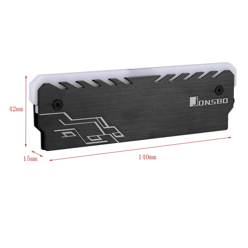 1 шт. Nc алюминиевый теплоотвод ОЗУ кулер Rgb Адресуемая память GDR чипсет