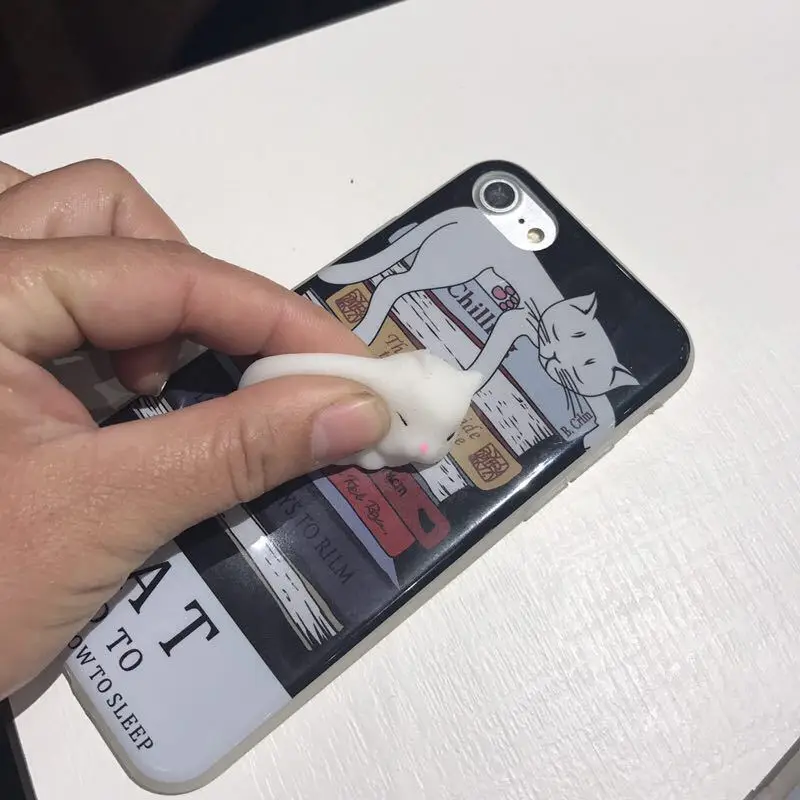 10 шт./лот JKing мягкими телефон чехол для iPhone 5S 6 S 3D Симпатичные мягкие силиконовые