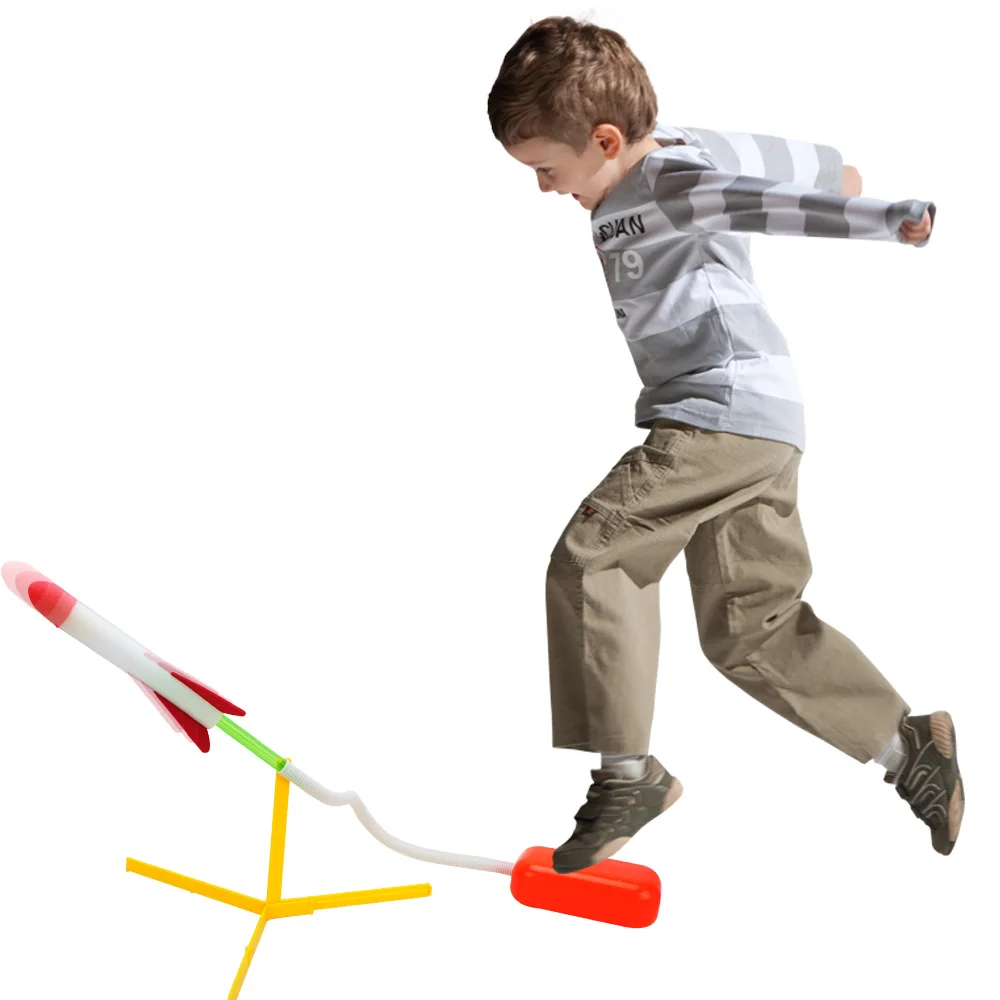 Air Stomp Rocket Blaster набор | включает насос пусковую колодку и 4 пенопластовые ракеты