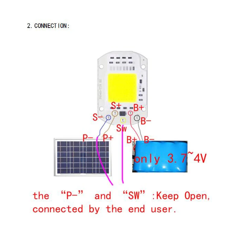 5 шт./лот Smart IC Chip 10 Вт 20 30 4 В постоянного тока мощные световые бусины для наружного