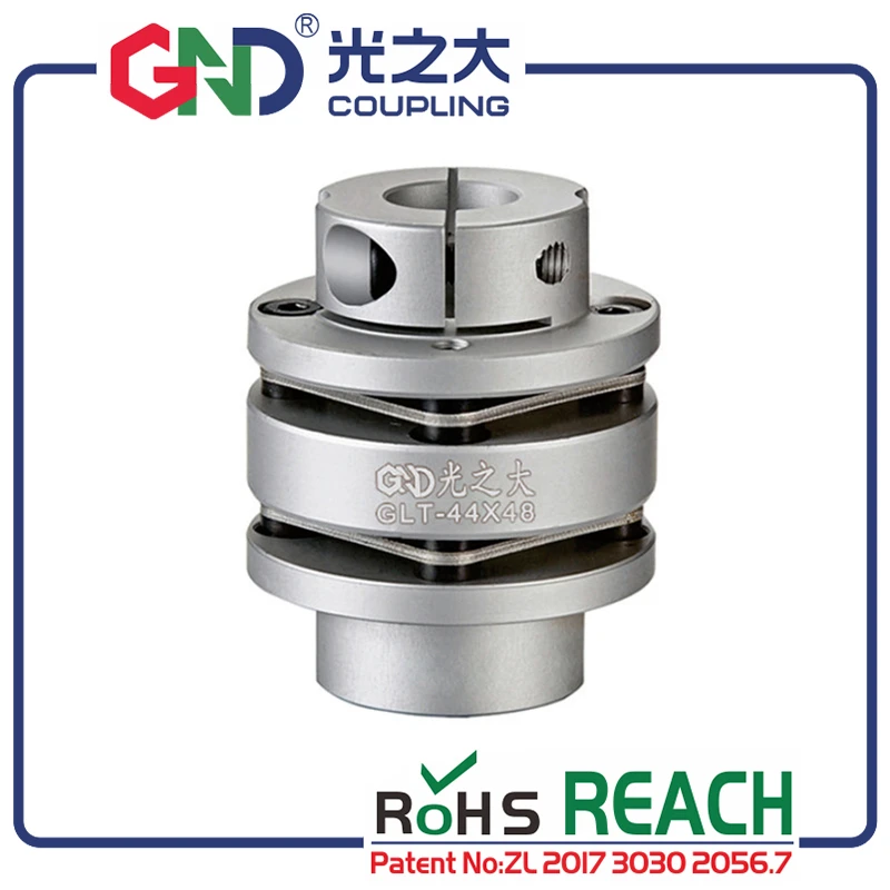 

GND aluminum alloy stepped double diaphragms clutch clamping series shaft coupling D26 L21.6