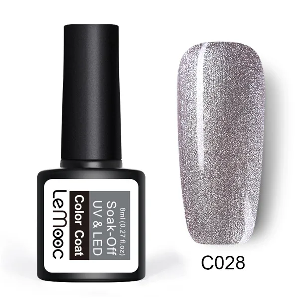4 LEMOOC, 8 мл, Гель-лак для ногтей, серая серия, 229 чистых цветов, замачиваемый, для маникюра, УФ-Гель-лак, сделай сам, лак для ногтей - Цвет: 4