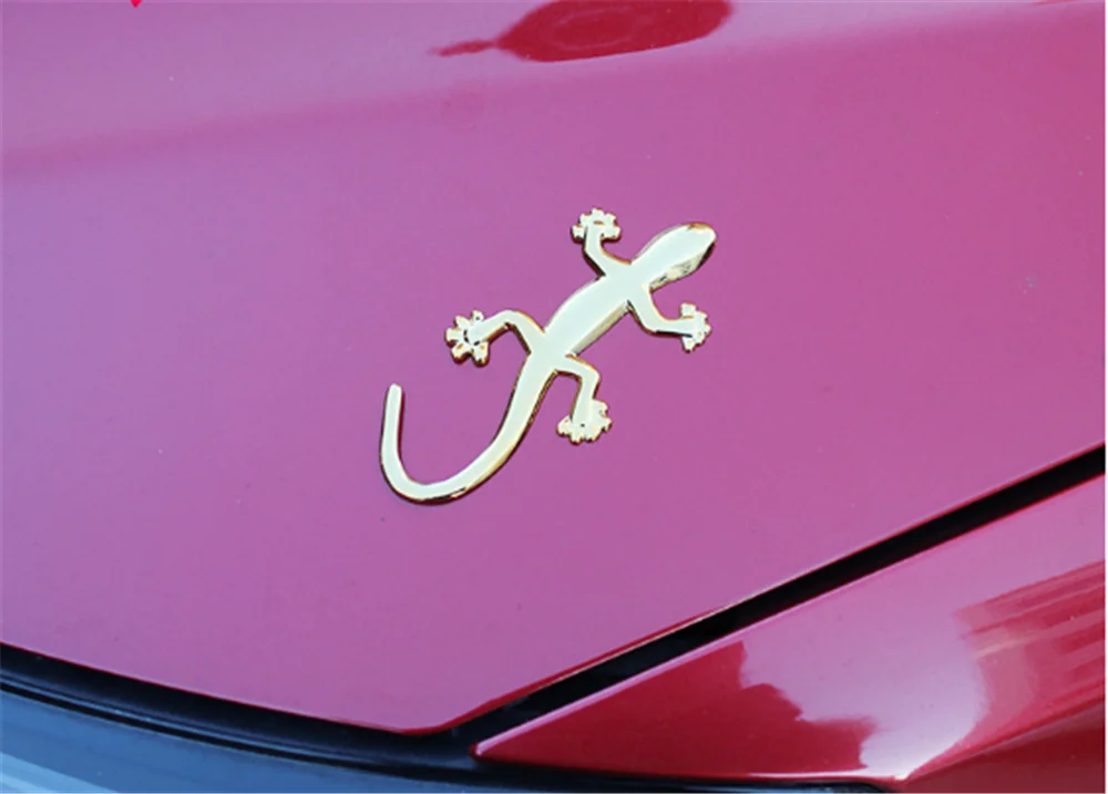 3D Auto Motorcycle Styling Applique Car Sticker Animal Gecko for Chevrolet Volt SS Chevelle FNR 1970 1967 Impala Chaparral | Автомобили и