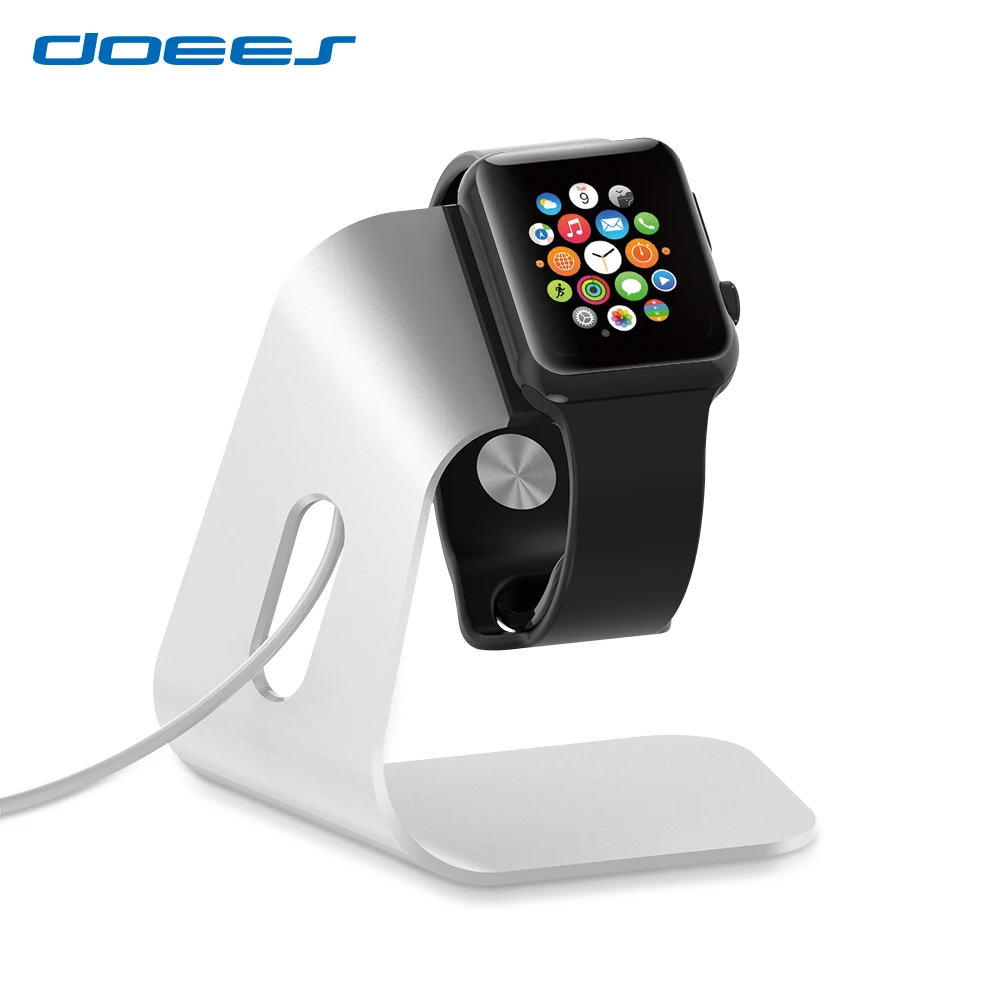 Роскошный алюминиевый сплав зарядная док станция для Apple Watch аксессуары
