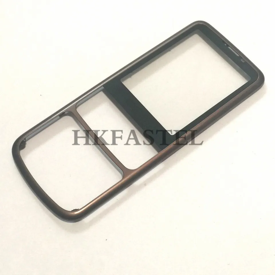 Front housing Hkfatel Высококачественный коричневый Чехол для Nokia 6700 6700c 6700 Классический Полный Чехол для мобильного телефона с английской клавиатурой - Цвет: Front housing
