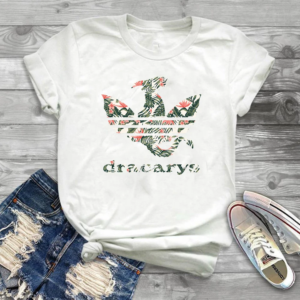 Dracarys футболка для женщин Игра престолов Летняя мама дракона Harajuku Camisetas топ