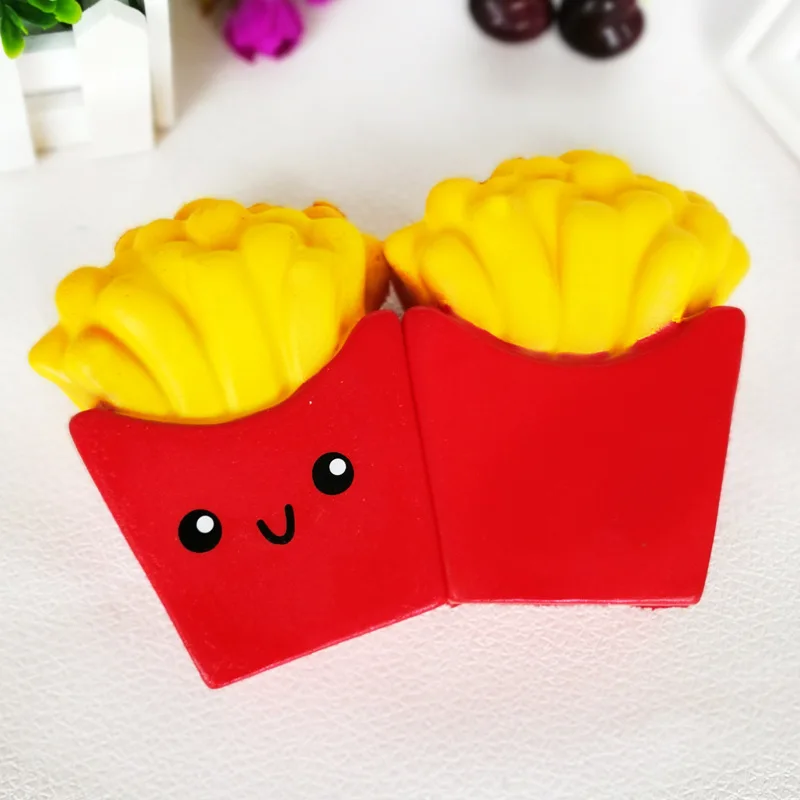 ПУ медленно отскакивающие игрушки Моделирование картофель фри детская игрушка