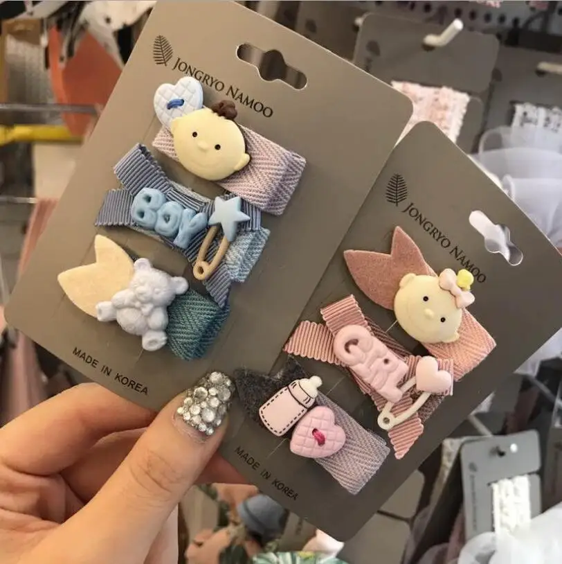 Аксессуары для волос ручной работы маленьких девочек 2-3 шт./компл. корейская