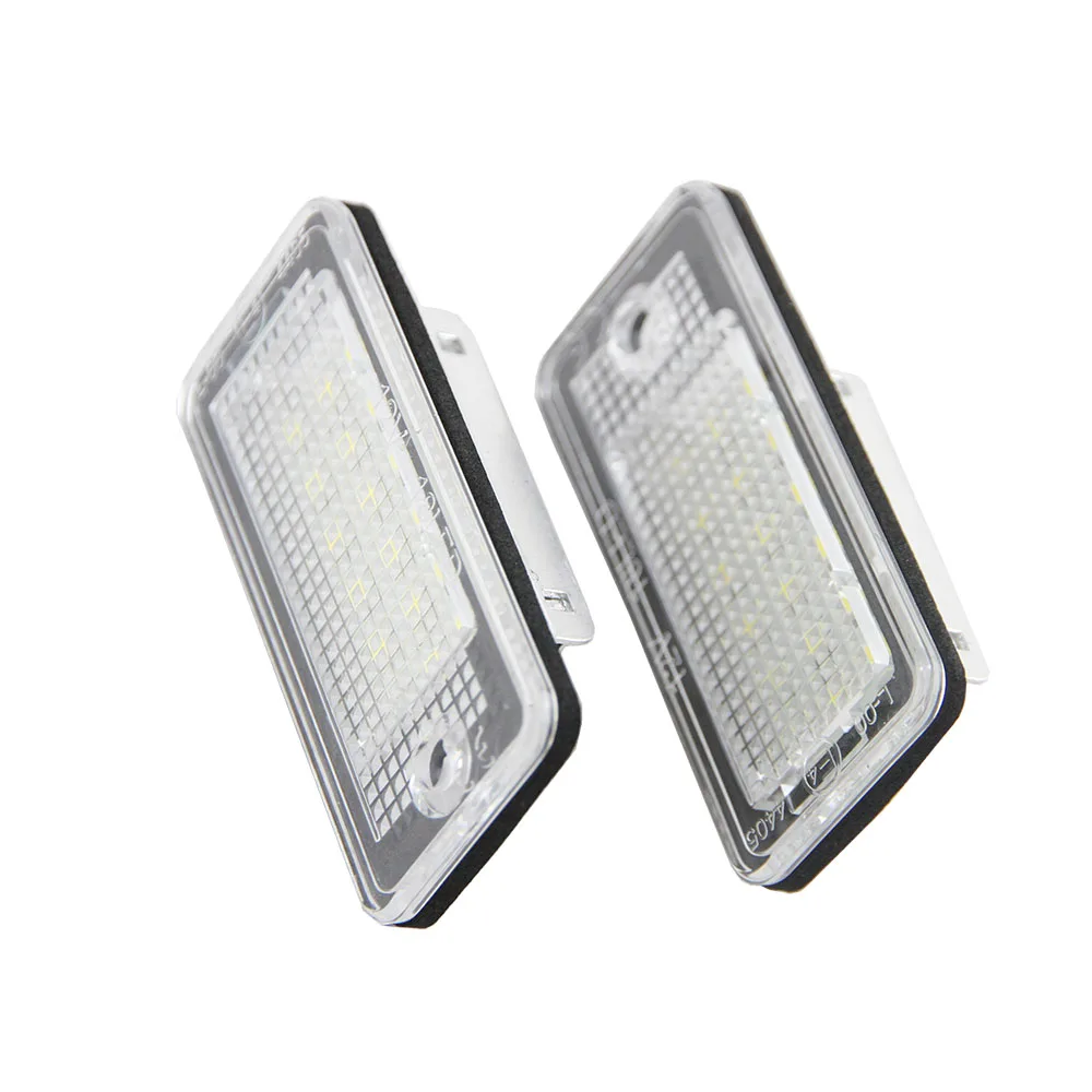 Белый 3 Вт 18 SMD СВЕТОДИОДНЫЙ номерной знак для Audi A4 A6 C6 A3 S3 S4 B6 B7 S6 A8 S8 Rs4 Rs6 Q7 Canbus
