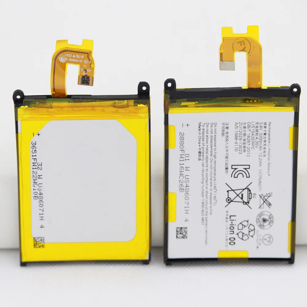 10 шт./лот ISUNOO 3200 мАч замена аккумулятор телефона LIS1543ERPC для Sony Xperia Z2 L50T D6502 D6503 L50 L50W