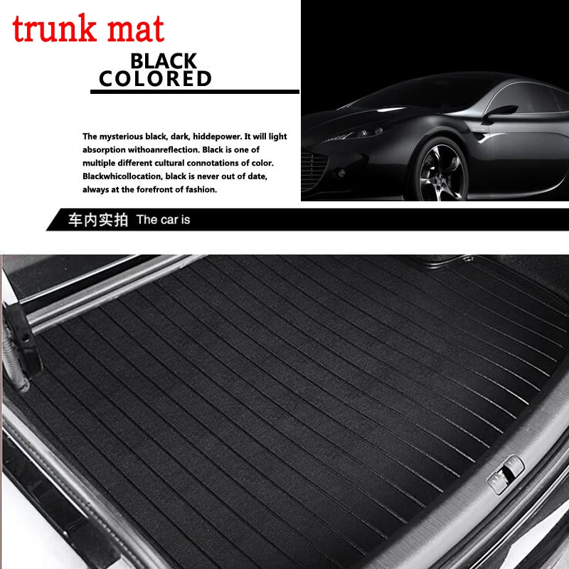 

hot car trunk mat for Volkswagen Beetle CC Eos Golf Jetta Passat Tiguan Touareg sharan 3D carstyling leather carpet cargo liner