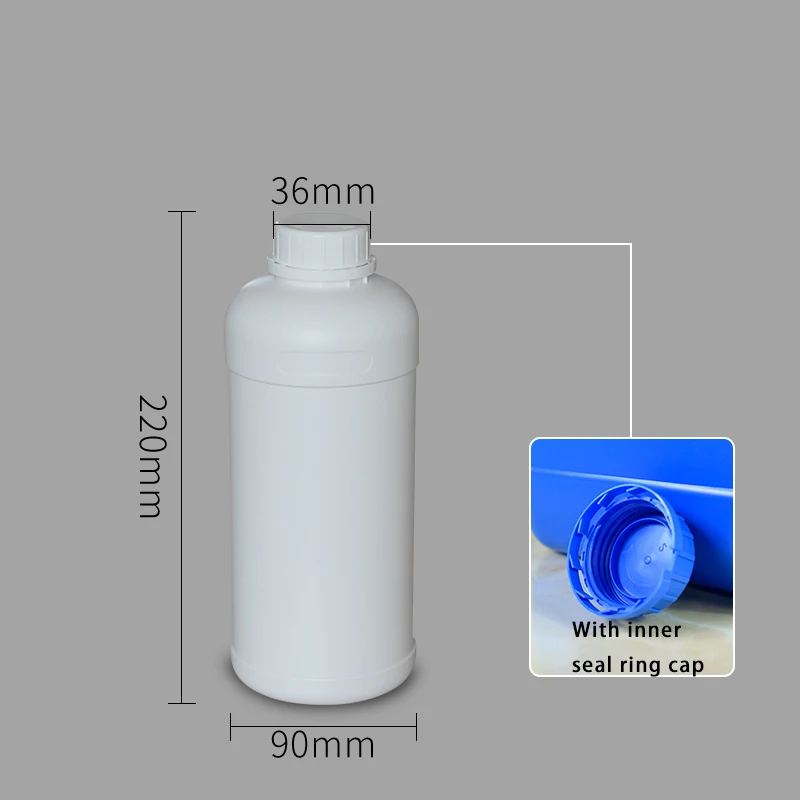 9 1000 мл HDPE пластиковая бутылка с завинчивающейся крышкой пустой контейнер для жидкости, шампуня, лосьона путешествия многоразовые бутылки горячая распродажа - Цвет: 9
