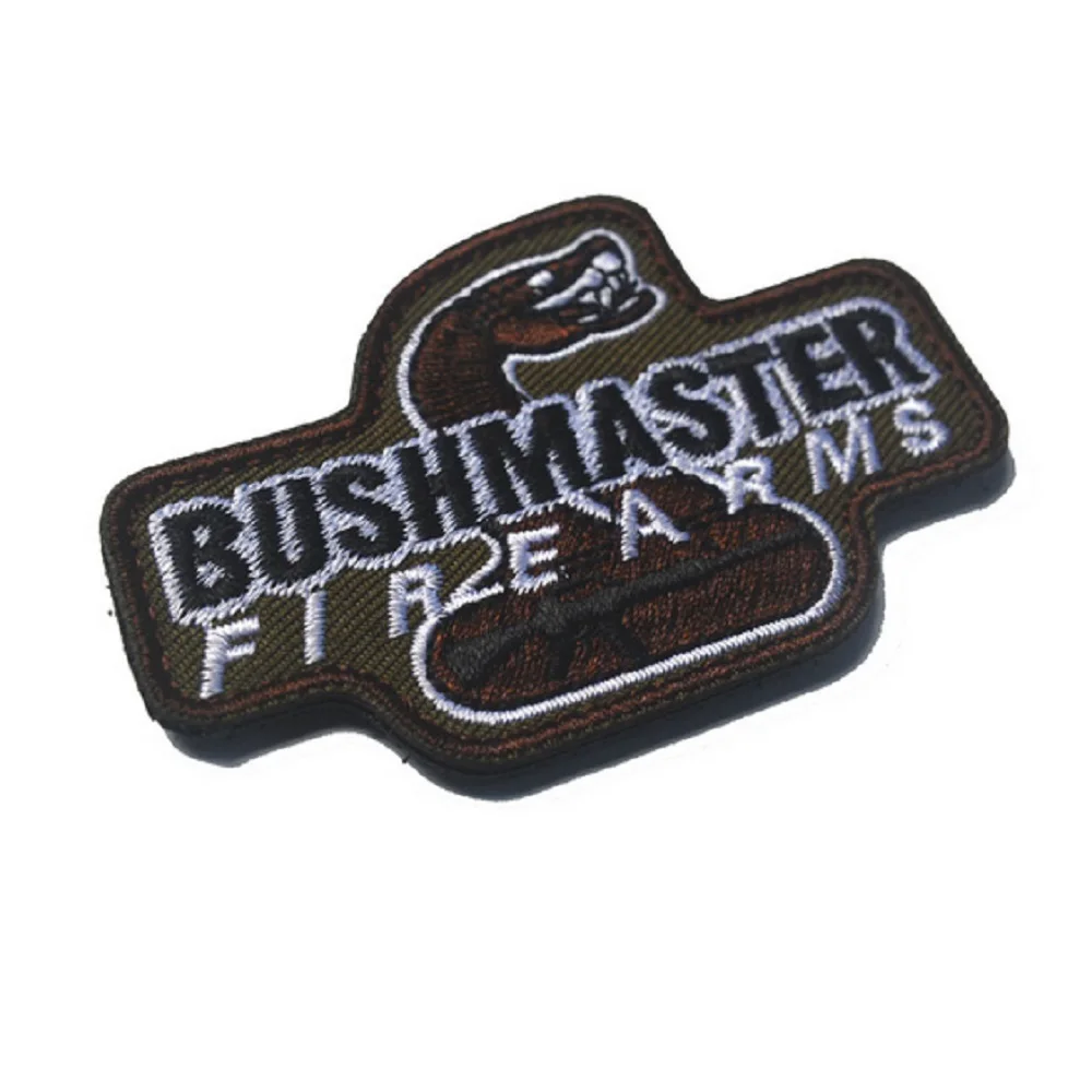 3D Вышивка Чехол для телефона на руку США Bushmaster патч джунгли нашивки Змея открытом
