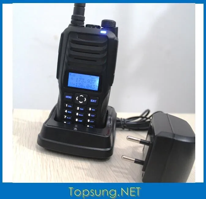 Мощная портативная рация 10 Вт VHF UHF Двухдиапазонная км FM-радио 87-108 МГц