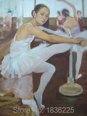 Ручная роспись обои настенная живопись китайская женщина портрет картина маслом