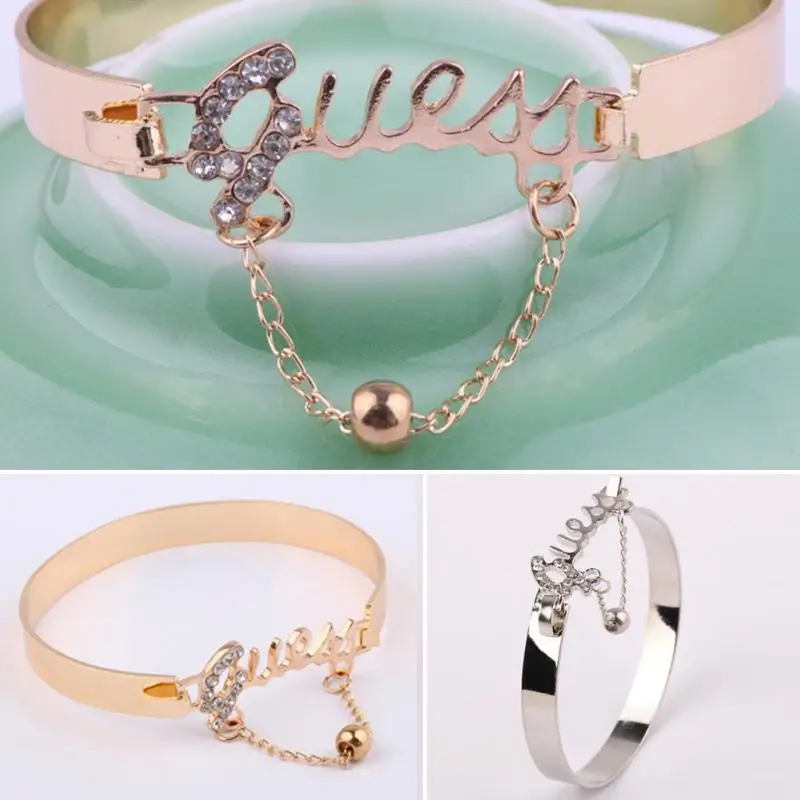 Модные украшения Love изысканный браслет аксессуары декор стразами стильное