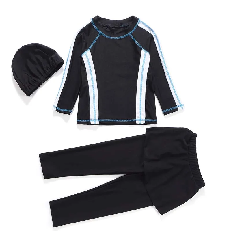 BAILUNMA девушка хиджаб Maillot de bain Burkinis Мусульманский купальник закрытый купальник с длинным рукавом купальный исламский мусульманский купальник H1010