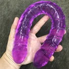 Двойной фаллоимитатор, реалистичный пенис, Игрушки Для лесбийских пар и вибратор-пуля, секс-игрушки для женщин, Анальный вигина, товары для взрослых