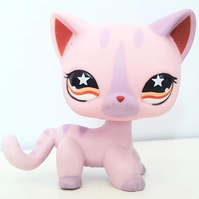 933 Пет шоп стоячки lps pet shop лпс игрушки редкие кошечку стоячки собаки колли такса рождения Новому Году Подарок pet shop short hair cat original gift toys old rare stanchion dog collie dachshund - Цвет: 933