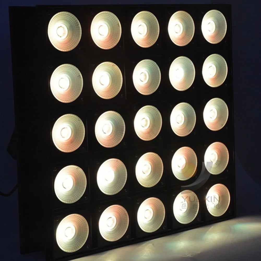 25x30 Вт светодиодная Матрица Блиндер Пиксельная панель 30 COB RGB 3в1 LED DJ фоновый