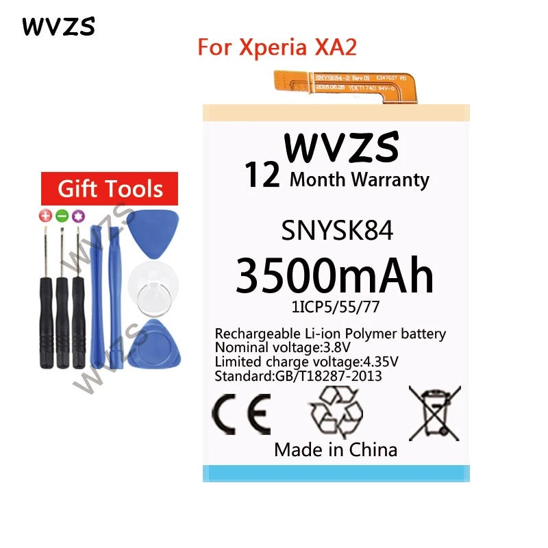 Wvzs 3500 мАч SNYSK84 для sony Xperia XA2 H3113 H4113 сменный аккумулятор|Аккумуляторы мобильных