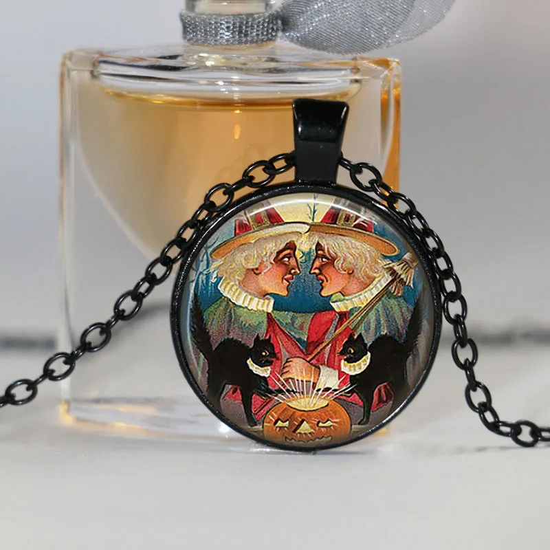 Хэллоуин злой ожерелье с ведьмой тыквы для привлекательных украшения ведьмы Love