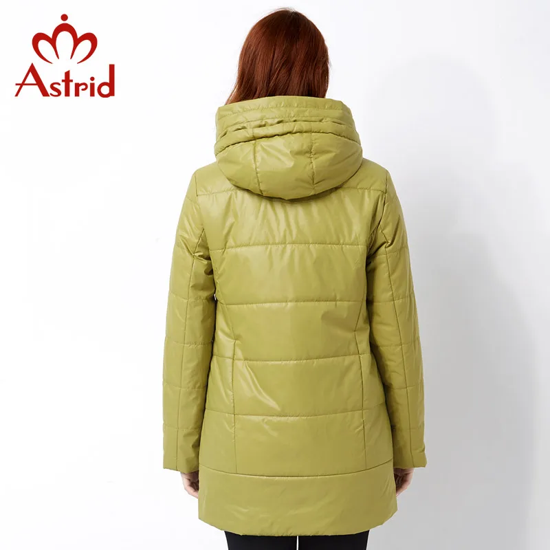 Астрид 2017 Женщинская Зимняя куртка большого размера вскользь женщин способа Parka