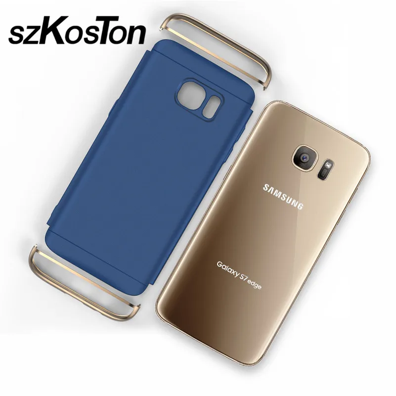 Роскошные S7 случае S7 Edge чехол Msvii для samsung Galaxy S7 S7 край ультра тонкий жесткий PC 360 полный назад крышка защитная оболочка S8 плюс