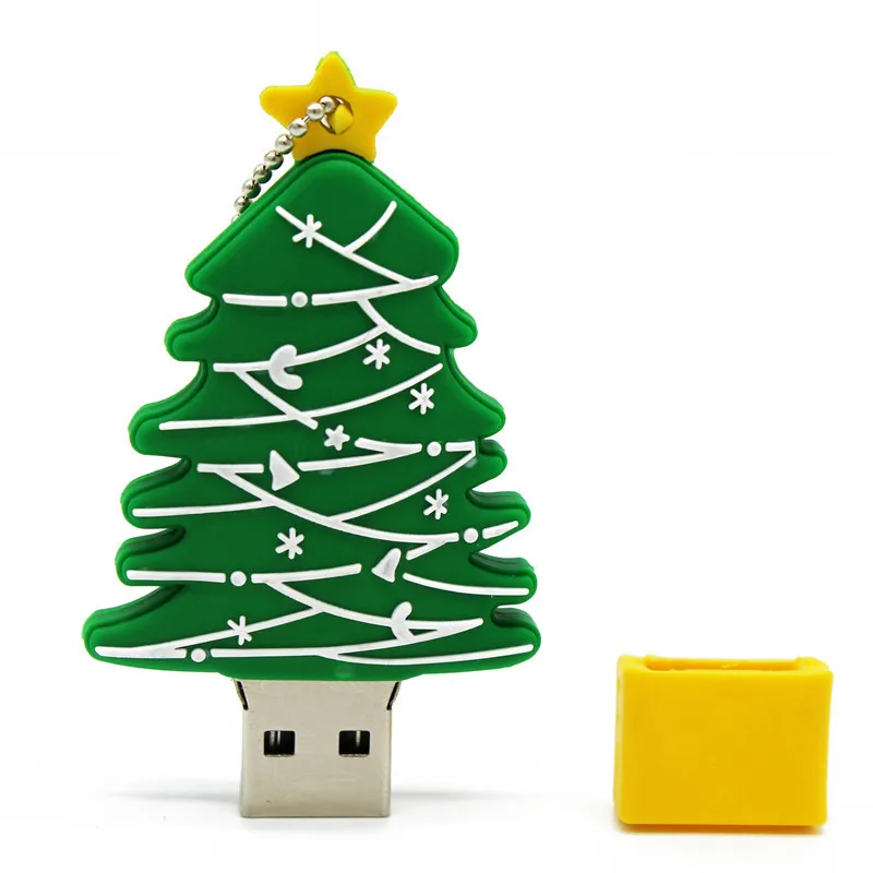 Флешка с рождественской елкой usb флеш накопитель 4 ГБ 8 16 32 64 флешка Рождественский