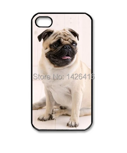 Popular Bulldog Pug Puppy Dog for Iphone 4/ 4S/ 5/ 5S/ 5C/6/6plus and Samsung S3/S4/S5 case other available No1372 |