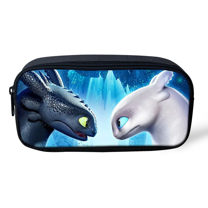 008 THINK, Как приручить дракона, женские косметички, косметички, 3D чехол для карандашей, детский держатель для девочек, для мальчиков, для путешествий, портативный - Цвет: 008