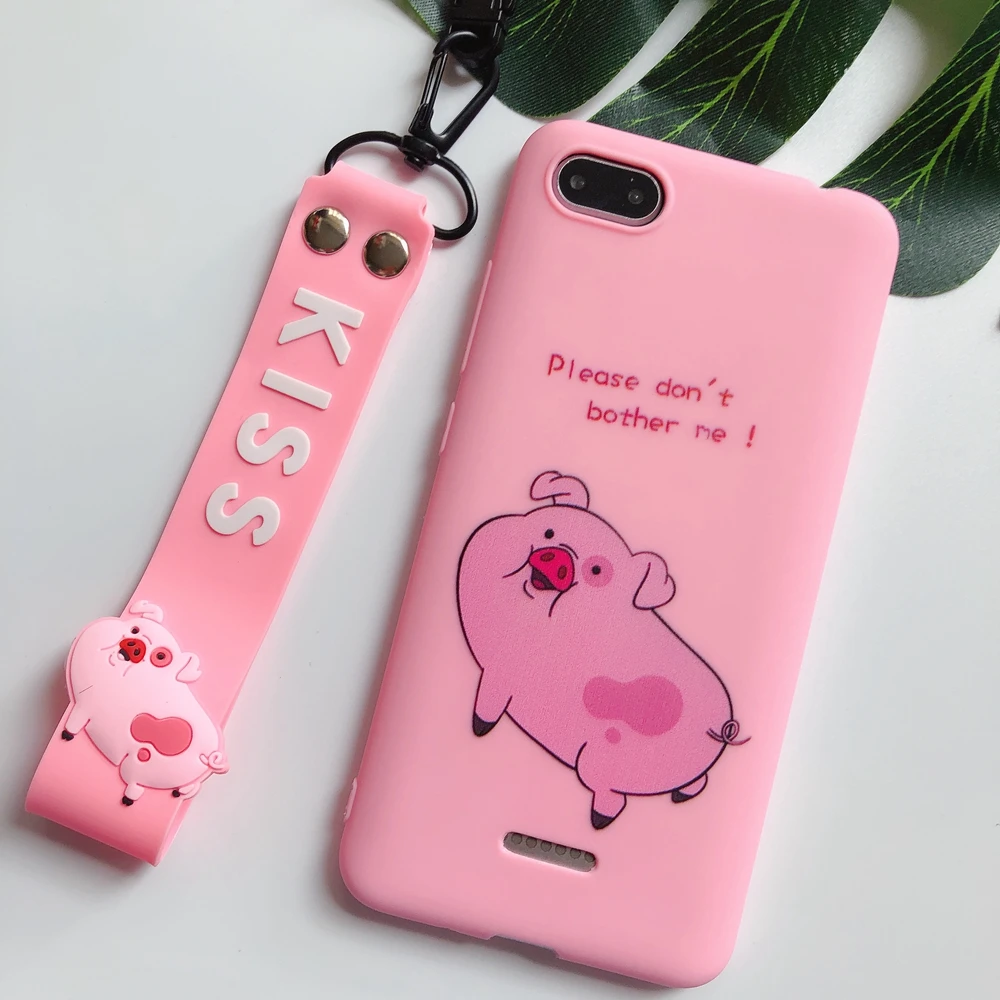 B2 Красный mi GO чехол s on для Xiao mi Redm 6A чехол Kawaii Ремешок силиконовый для etui Xiao mi Redm 6A 5A 4X Xio mi A1 A2 чехол для телефона - Цвет: B2