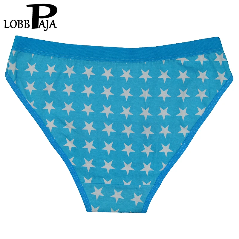 Женские хлопковые трусы-брифы с заниженной посадкой и бантом 6 шт. | Женская