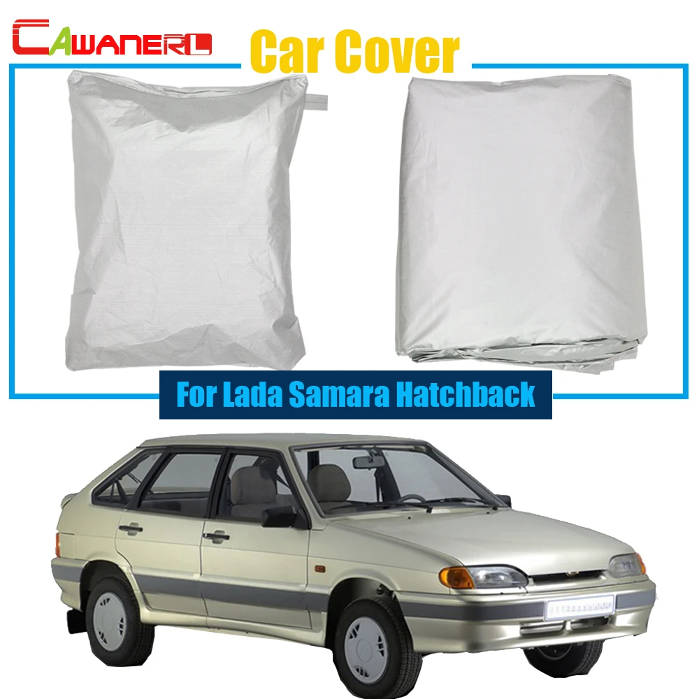 Чехол Cawanerl для автомобиля устойчивый к УФ излучению дождю снегу Lada Samara Hatchback|car