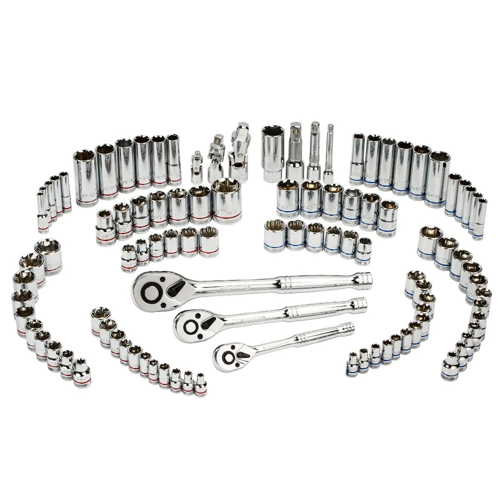 WORKPRO 164 шт Набор торцевых головок набор механических инструментов Инструменты для ремонта автомобиля гаечные ключи и отвертки трещотка комбинированные наборы инструментов шестигранный ключ