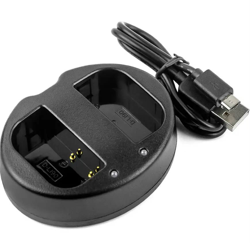 Cameron Sino D-BC90 D-LI90 USB зарядное устройство для PENTAX 645D K01 K-01 K3II K5 K5IIs K7 K-7D камеры |