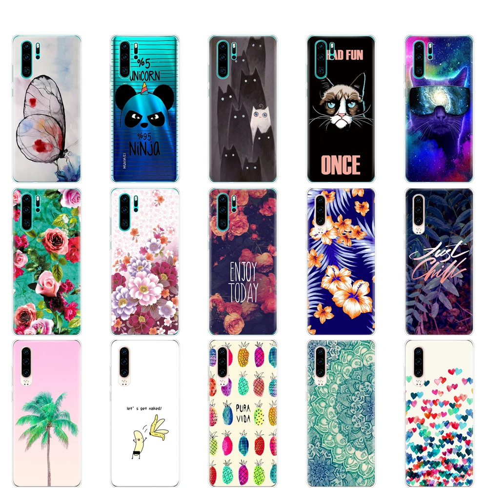 Чехол для huawei P30 Pro Чехол huawei P30Pro чехол Силиконовый ТПУ для телефона чехол-накладка на huawei P30 Pro VOG-L29 ELE-L29 P 30 Lite чехол