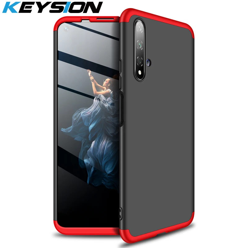 Чехол KEYSION для телефона Huawei Honor 20 Pro 20i 10i 8X Max Матовый Жесткий ПК 3 в 1 ударопрочный