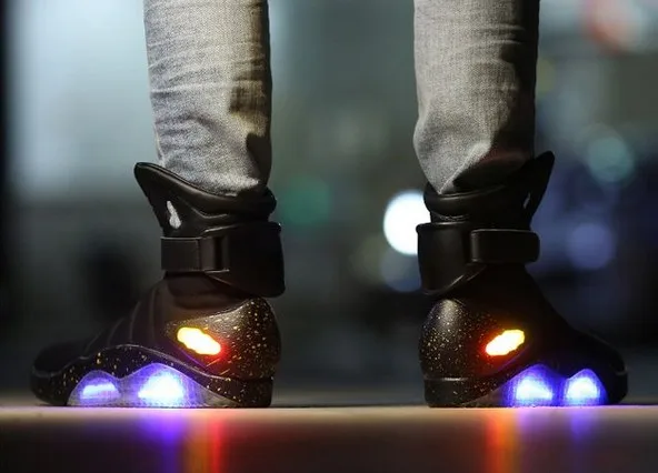 Ботинки для косплея героя аниме back to the future светодиодный светильник обувь из