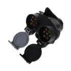 13-контактный штекер на 12N12S, 7-контактные розетки, буксировочный преобразователь для прицепа, проводной соединитель 12В