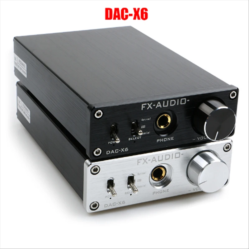 FX AUDIO Dac x6 Настольный усилитель мини цифровой аудио декодирование Hifi 24 бит/без